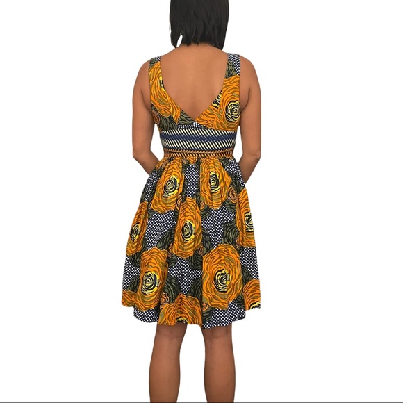 Patterned Anthropology Dress - Picture 2 of 3